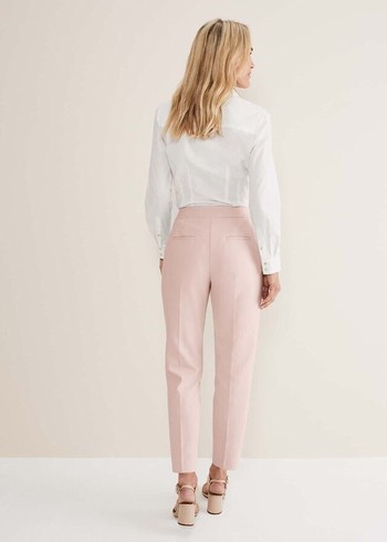 Phase Eight Ulrica Straight Legs Trousers Pink USA | 1097832-OT